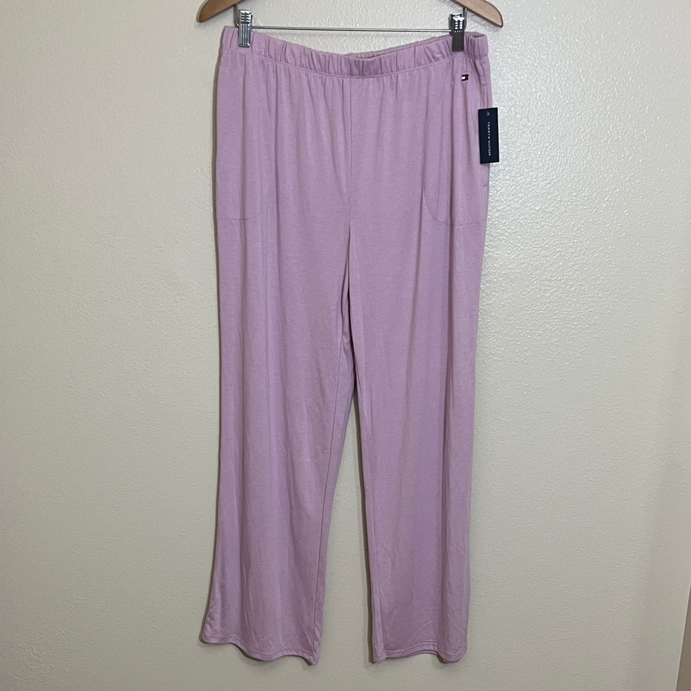 NWT Tommy Hilfiger Pink Breezy Orchid Sleepwear Lounge Pants
